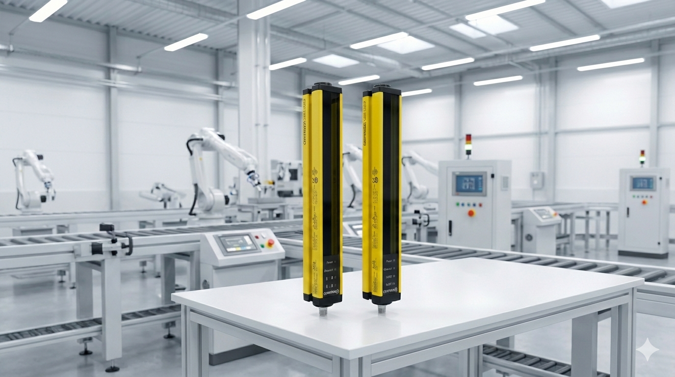 Kurtyna świetlna - Przykłady zastosowania i funkcje bezpieczeństwa Kurtyna świetlna